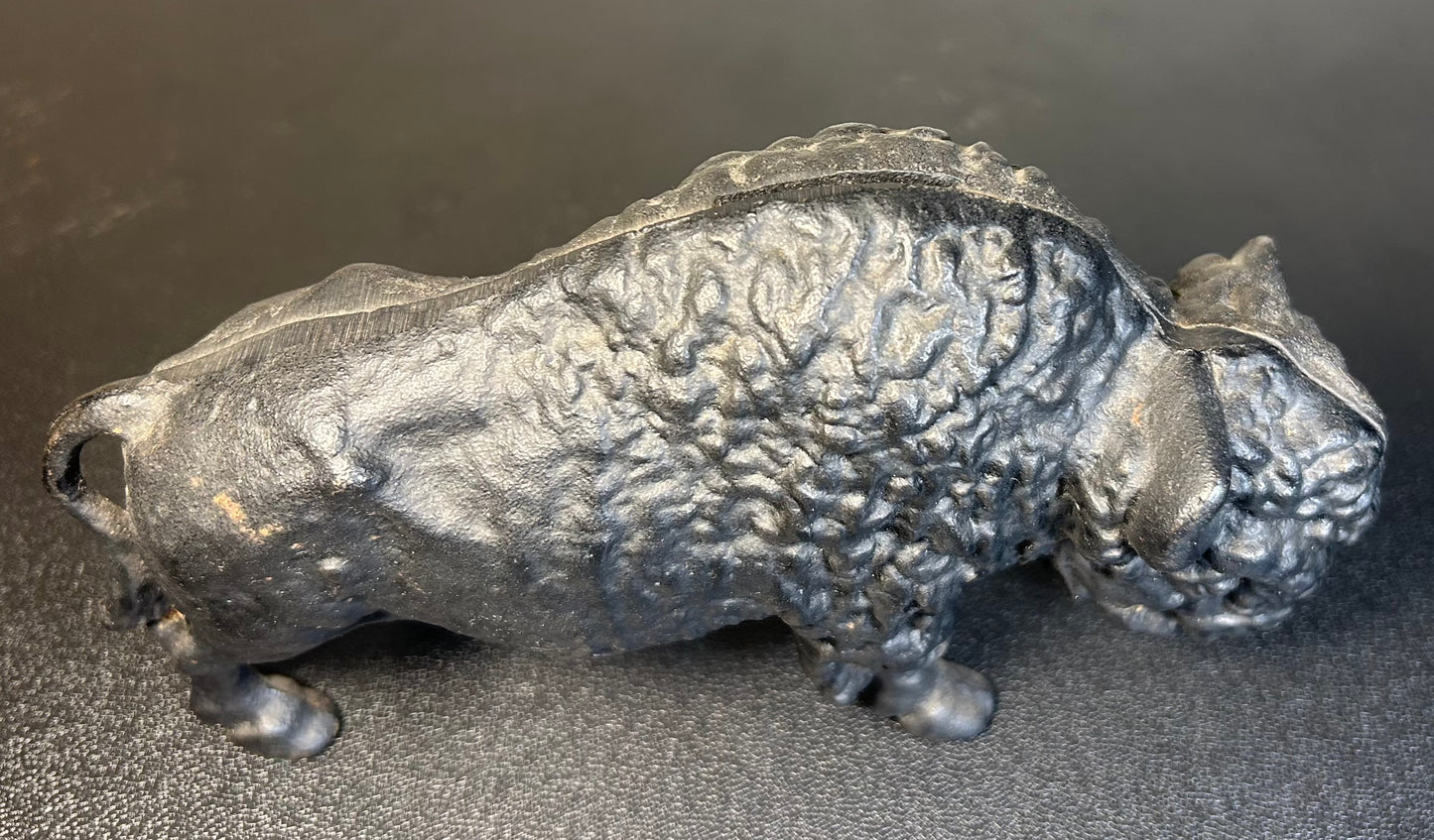 1920’s American A.C. Williams Company Cast Iron Bison Still Bank