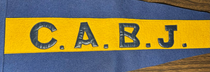 1940’s Argentinian Club Atlético Boca Juniors Football Felt Pennant
