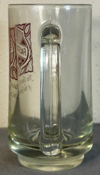 Vintage 1960’s American Falstaff Beer The Choicest Product of the Brewers Art’ Glass Mug