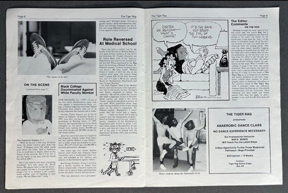 Vintage Louisiana State University School of Medicine The Tiger Rag Satirical Magazine (October 1980)
