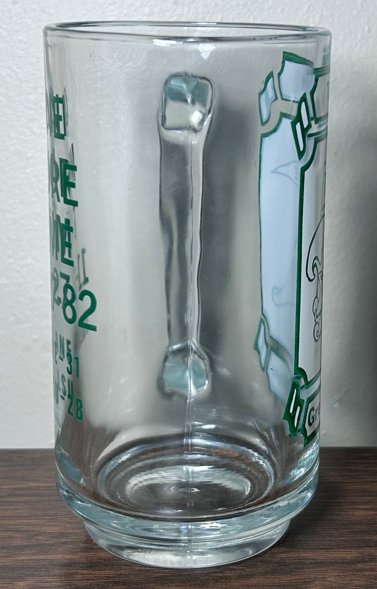 Vintage 1982 Tulane Green Wave vs. LSU Tigers Football One More Time Glass Mug