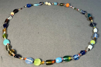 Handmade Artisan Studio Art Glass Choker Necklace