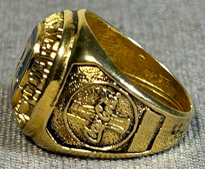 Vintage 2001 New Orleans Zephyrs Baseball Pacific Coast League Championship Coca-Cola Promotional Ring