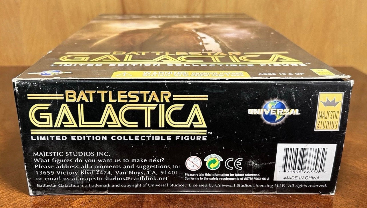 Majestic Studios Battlestar Galactica Apollo 12-Inch Limited Edition Collectible Action Figure in Box (2006)