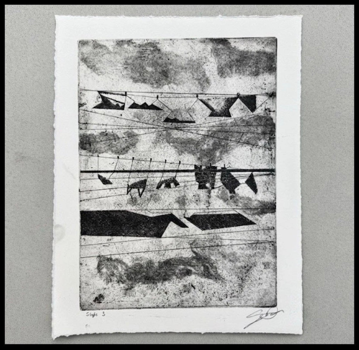Sean Gardner - “Stage 3” Signed Intaglio Etching (Louisiana)
