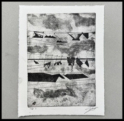 Sean Gardner - “Stage 3” Signed Intaglio Etching (Louisiana)