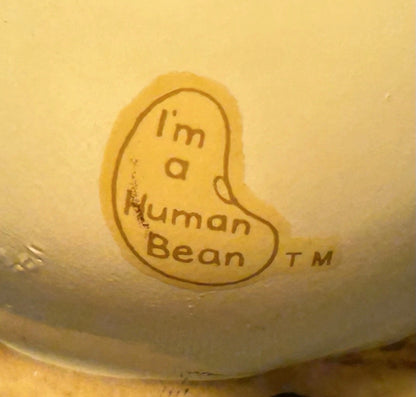 1981 Enesco Human Beans Grandpas Are Special Ceramic Figurine Made in Sri Lanka