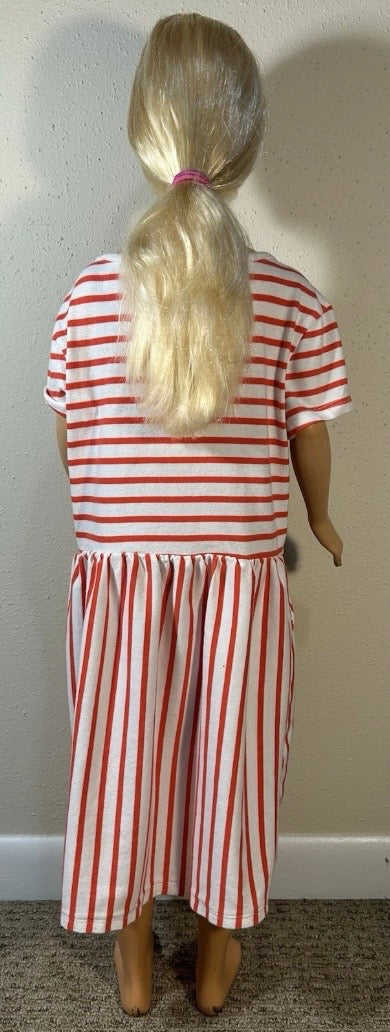 Vintage 1992 Mattel My Size Barbie Doll Made in Mexico with Contemporary Dress
