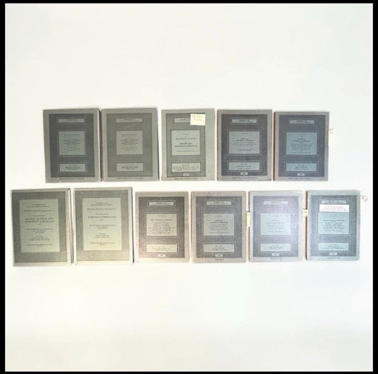 Lot of 11 Vintage 1956-1970 Sotheby & Co. Auction Catalogue Annotated Books on European, Continental, and French Porcelain (4 Hardcovers and 7 Paperbacks)