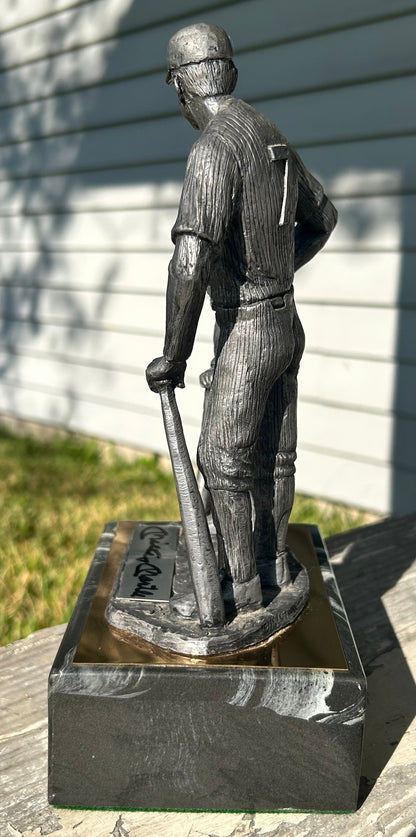 Vintage Michael Ricker - “The Legend Lives” Mickey Mantle Signed Pewter Limited Edition Sculpture on Marble Base (#465/500) (New Orleans)