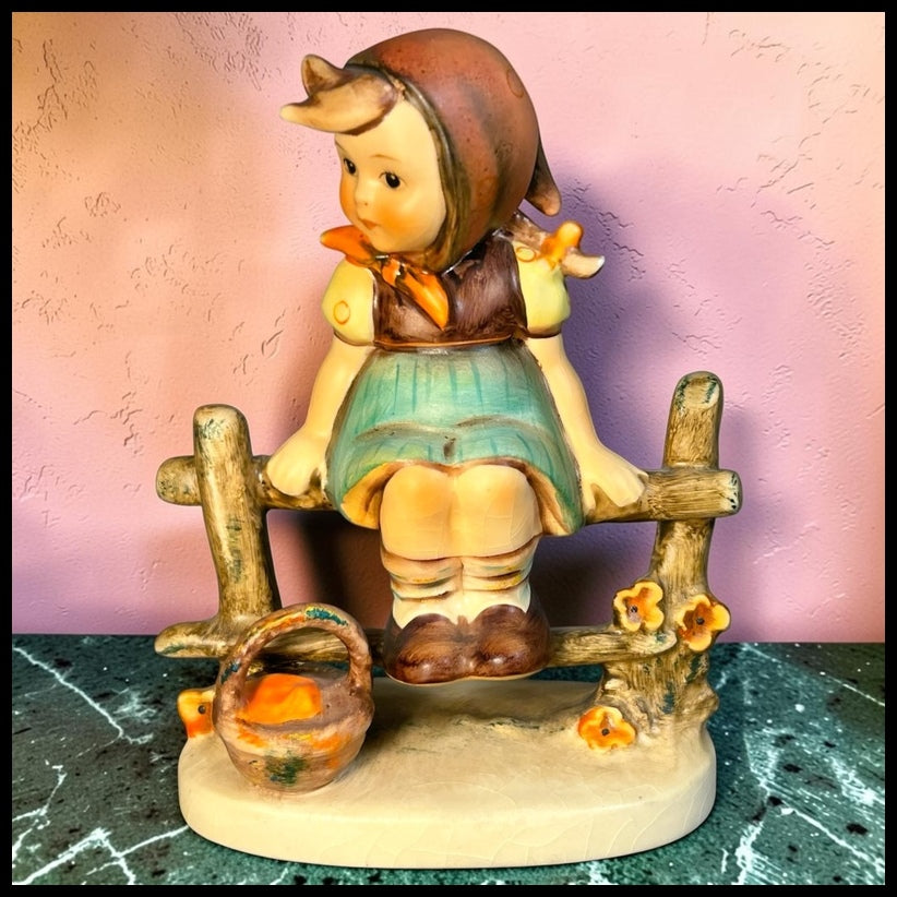 Vintage 1970’s Goebel Hummel “Just Resting” Ceramic Figurine Made in West Germany (Retired)
