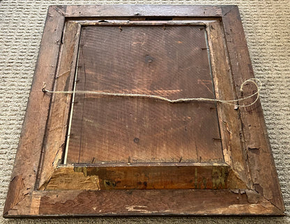 Circa 1900 American Victorian “The Crucifixion of Jesus Christ” Framed Chromolithograph Print