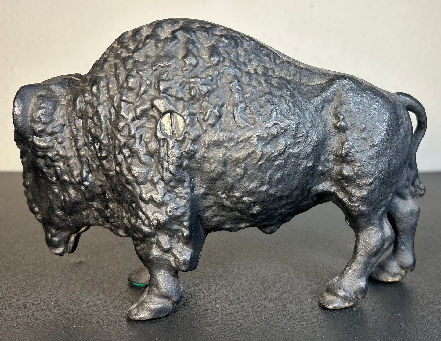 1920’s American A.C. Williams Company Cast Iron Bison Still Bank