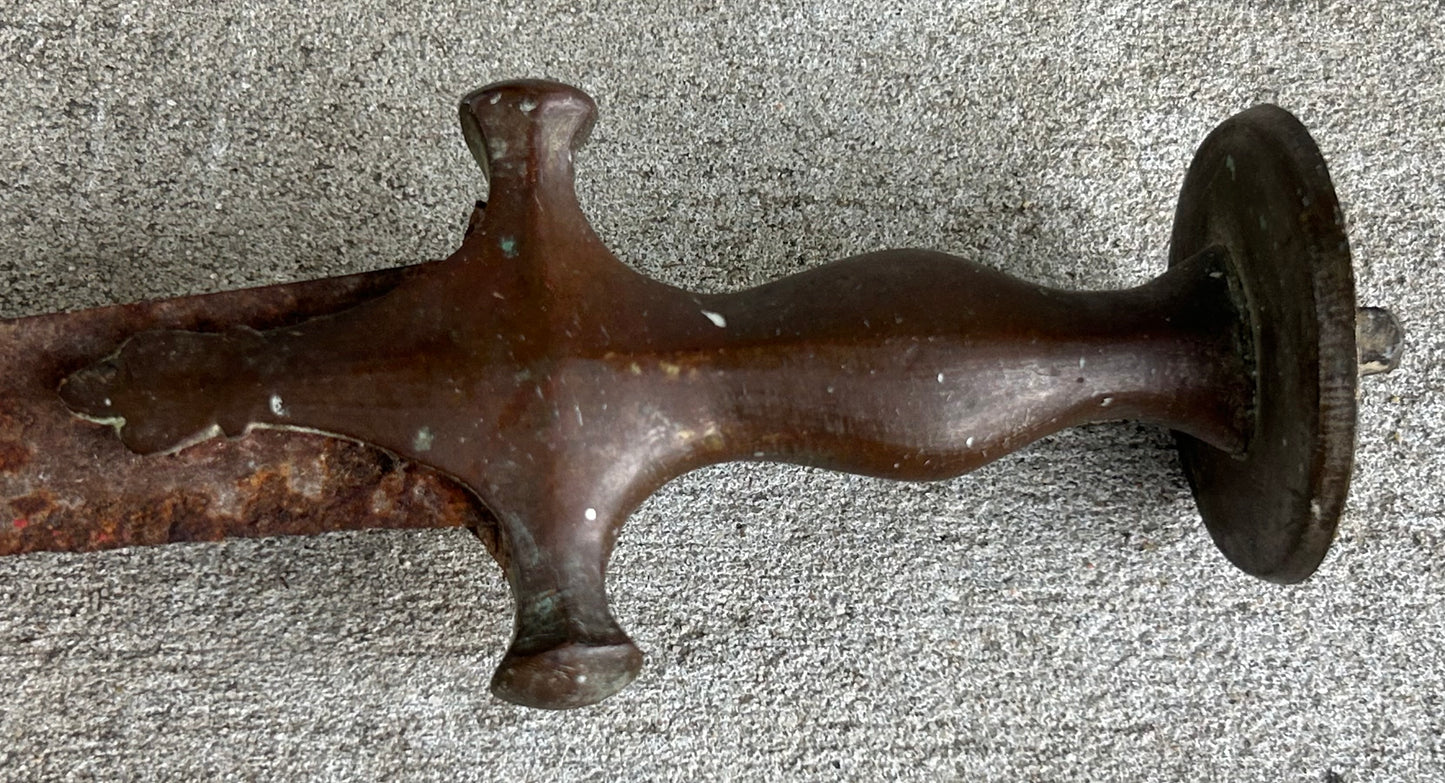 Early 19th Century Indo-Persian Tulwar Saber Sword Weapon