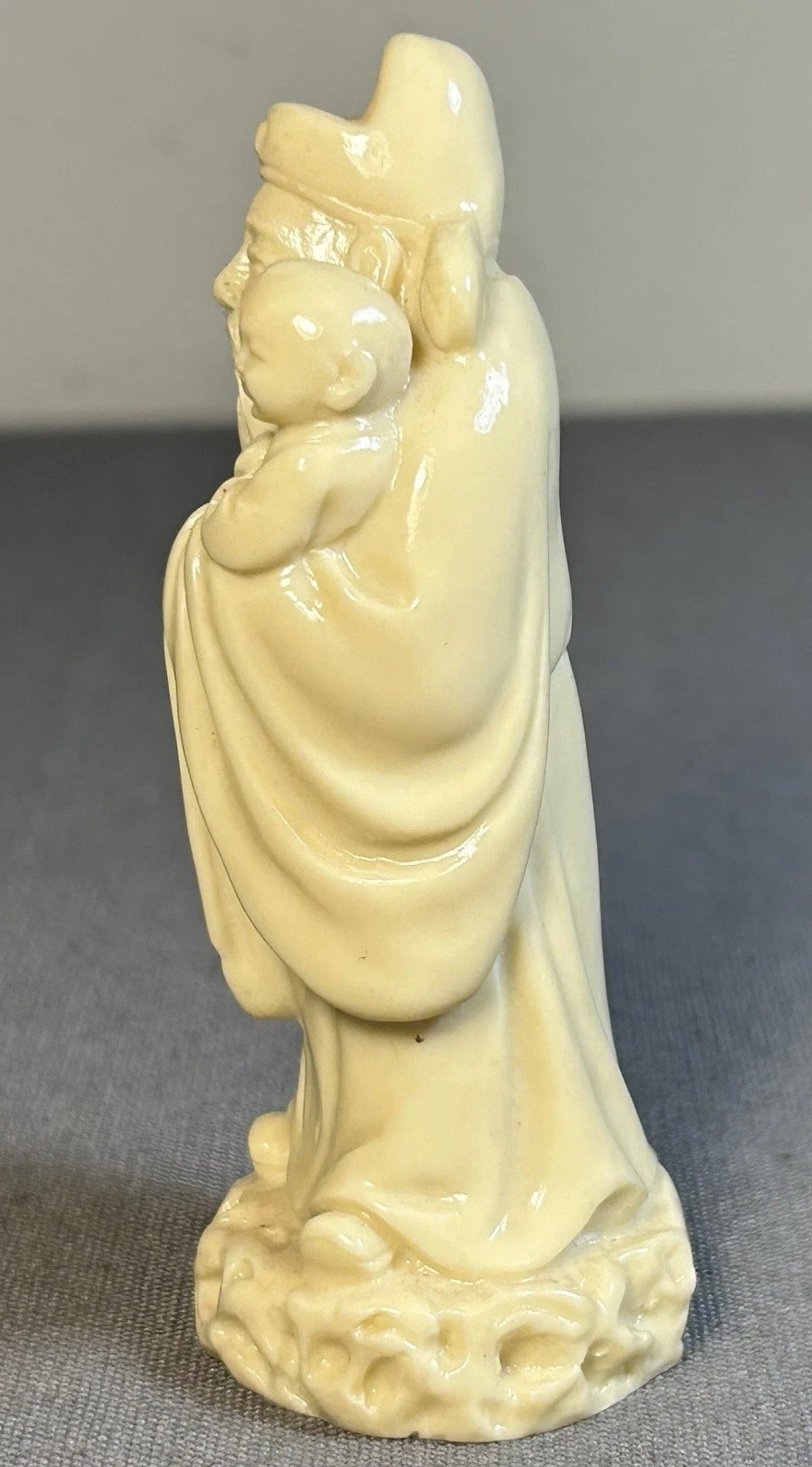 Vintage 1960’s Chinese Faux Ivory Resin Taoist God Fu Xing Figurine