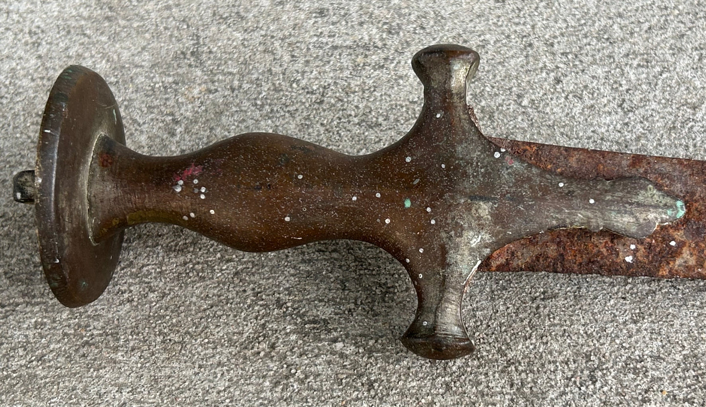 Early 19th Century Indo-Persian Tulwar Saber Sword Weapon