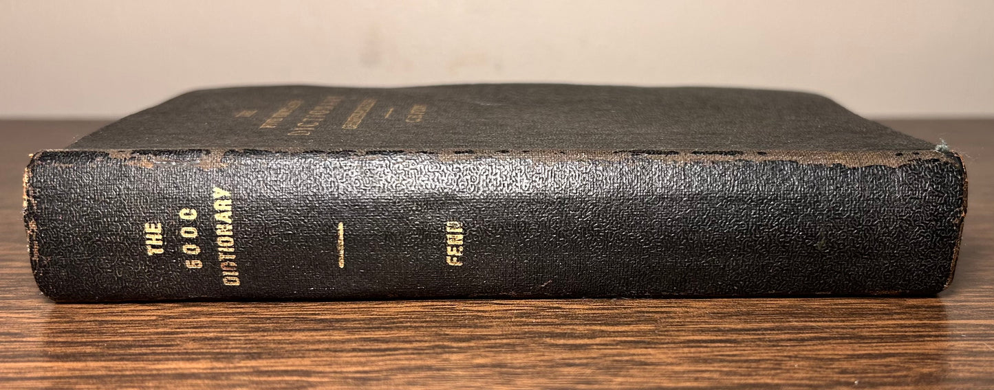 1932 “The Five Thousand Dictionary- Chinese-English” by C.H. Fenn Hardcover Book