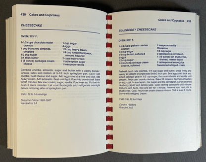 Vintage 1998 American “Rebel Recipes” The University of Mississippi Spiral-Bound Cookbook