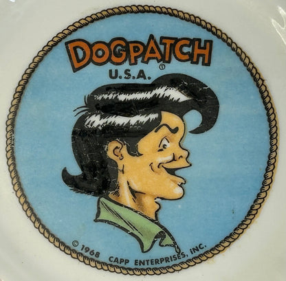 Vintage 1968 American Dogpatch USA Amusement Park Souvenir Ceramic Plate