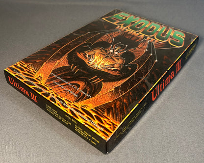 Vintage 1983 Exodus: Ultimata III Complete Big-Box PC Video Game Published by Origin Systems