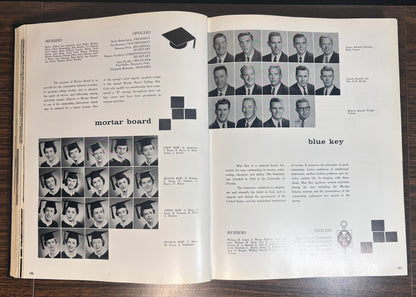 Vintage 1960 Southern Methodist University Mustangs Rotunda Hardcover Yearbook