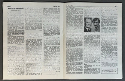 Vintage Louisiana State University School of Medicine The Tiger Rag Satirical Magazine (April 1980)