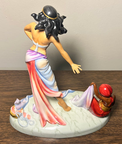 Vintage 1990 English Royal Doulton Porcelain Salome Figurine (HN3267) (Limited Edition #336/1,000)