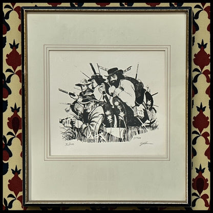 Rolland Golden - Civil War Framed Signed Limited Edition Lithograph Print (#36/200) (1970) (New Orleans)