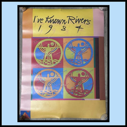 Vintage 1984 Louisiana World Exposition “I’ve Known Rivers” Poster by John Tarrell Scott (New Orleans)
