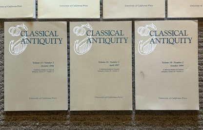 Lot of 11 Vintage 1984-1999 American Classic Antiquity Academic Journals Published by University of California Press