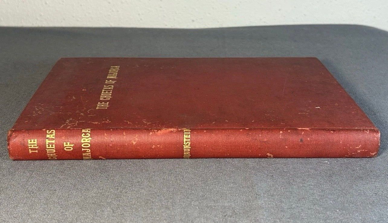 1936 “The Chuetas of Majorca” Hardcover Book by Baruch Braunstein (Signed Copy)