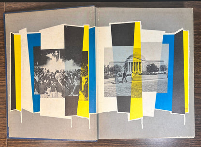 Vintage 1958 Southern Methodist University Mustangs Rotunda Hardcover Yearbook