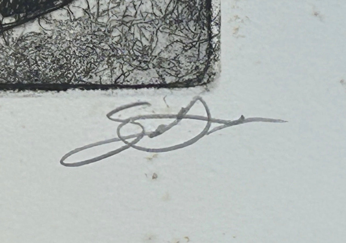 Sean Gardner - “The Eyes of the Fathers” Signed Limited Edition Intaglio Etching (#1/1) (Louisiana)