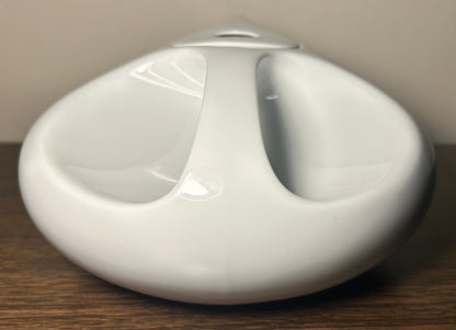 Vintage 1970 German Mid Century Modern Rosenthal Studio Line Porcelain White Drop Form Teapot by Luigi Colani