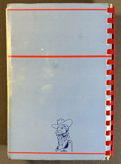 Vintage 1998 American “Rebel Recipes” The University of Mississippi Spiral-Bound Cookbook