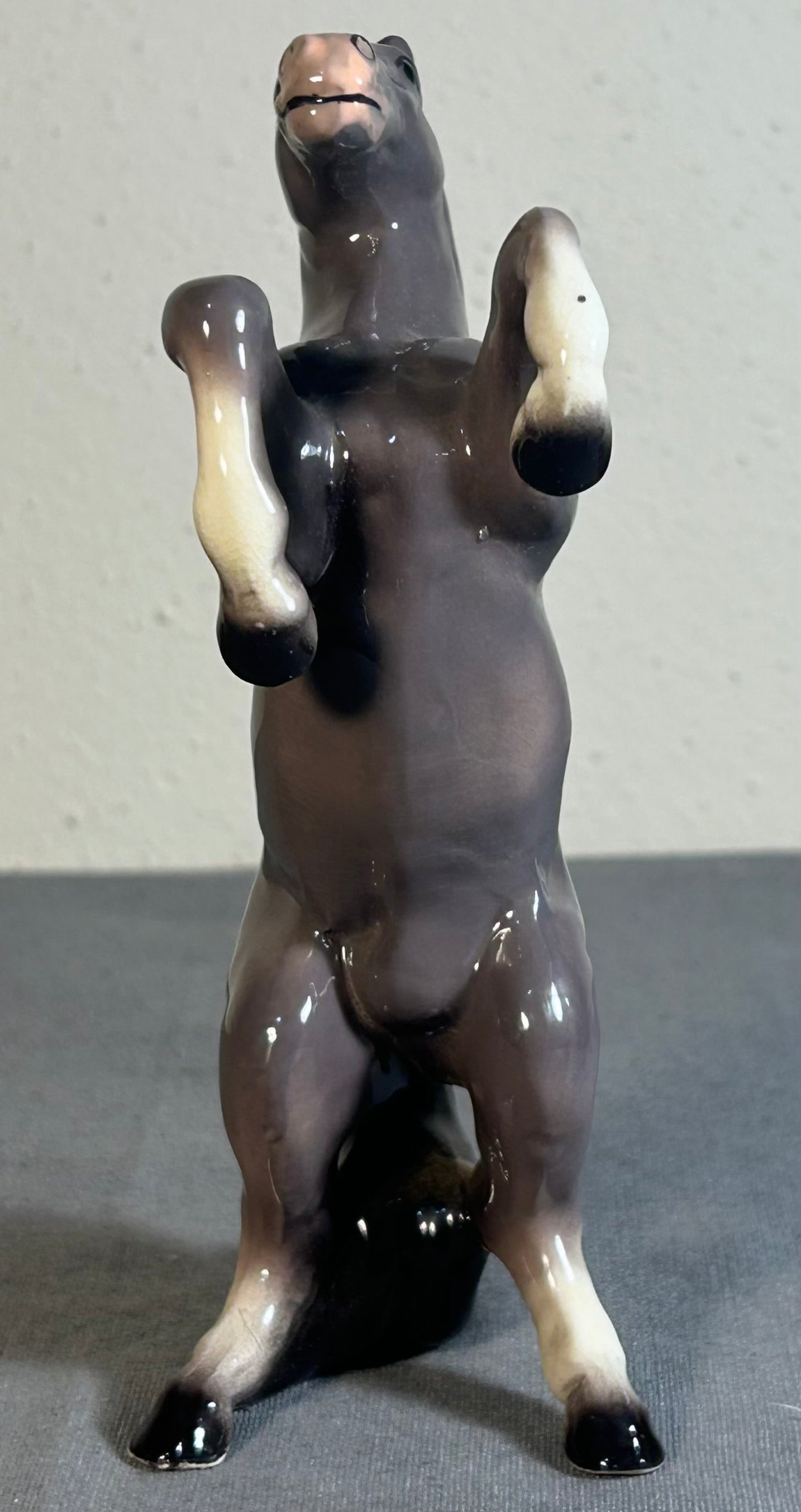 Vintage 1960’s Ceramic Rearing Horse Figurine Made in Japan