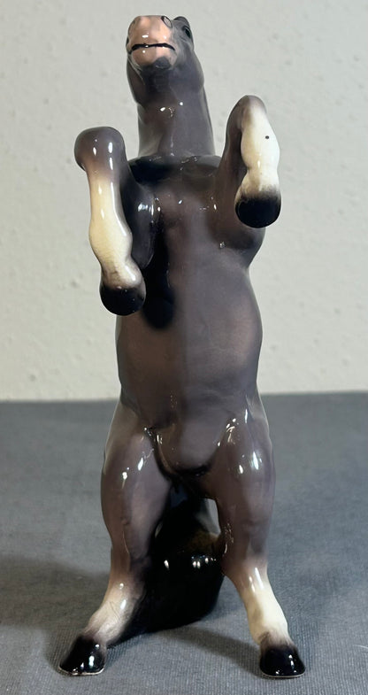 Vintage 1960’s Ceramic Rearing Horse Figurine Made in Japan