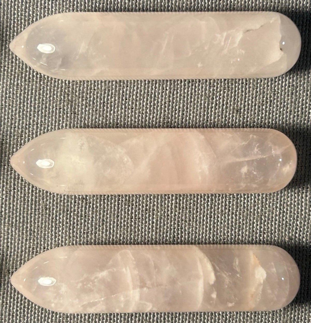 Lot of 10 Mixed Crystal Point Pendant Massage Stick Wands