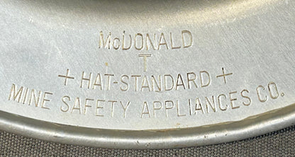 Vintage 1960’s American Mine Safety Appliances Co. McDonald T Hat-Standard Aluminum Hard Hat