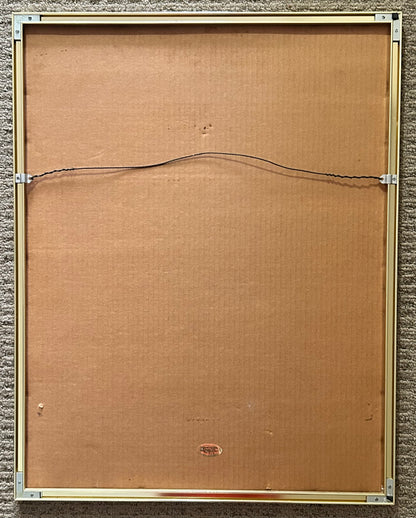 Vintage 1984 Mel Wiken St. Patrick’s Day Irish Channel, New Orleans Signed Framed Limited Edition Print (#152/350)