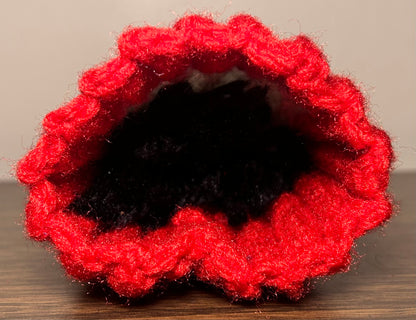 Vintage Mid 20th Century Handmade Black Americana Mammy Yarn Doll