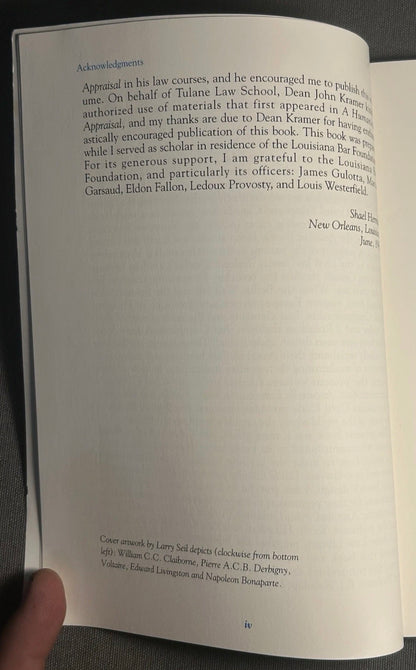 Vintage 1993 “The Louisiana Civil Code: A European Legacy for the United States” by Shael Herman Softcover Book