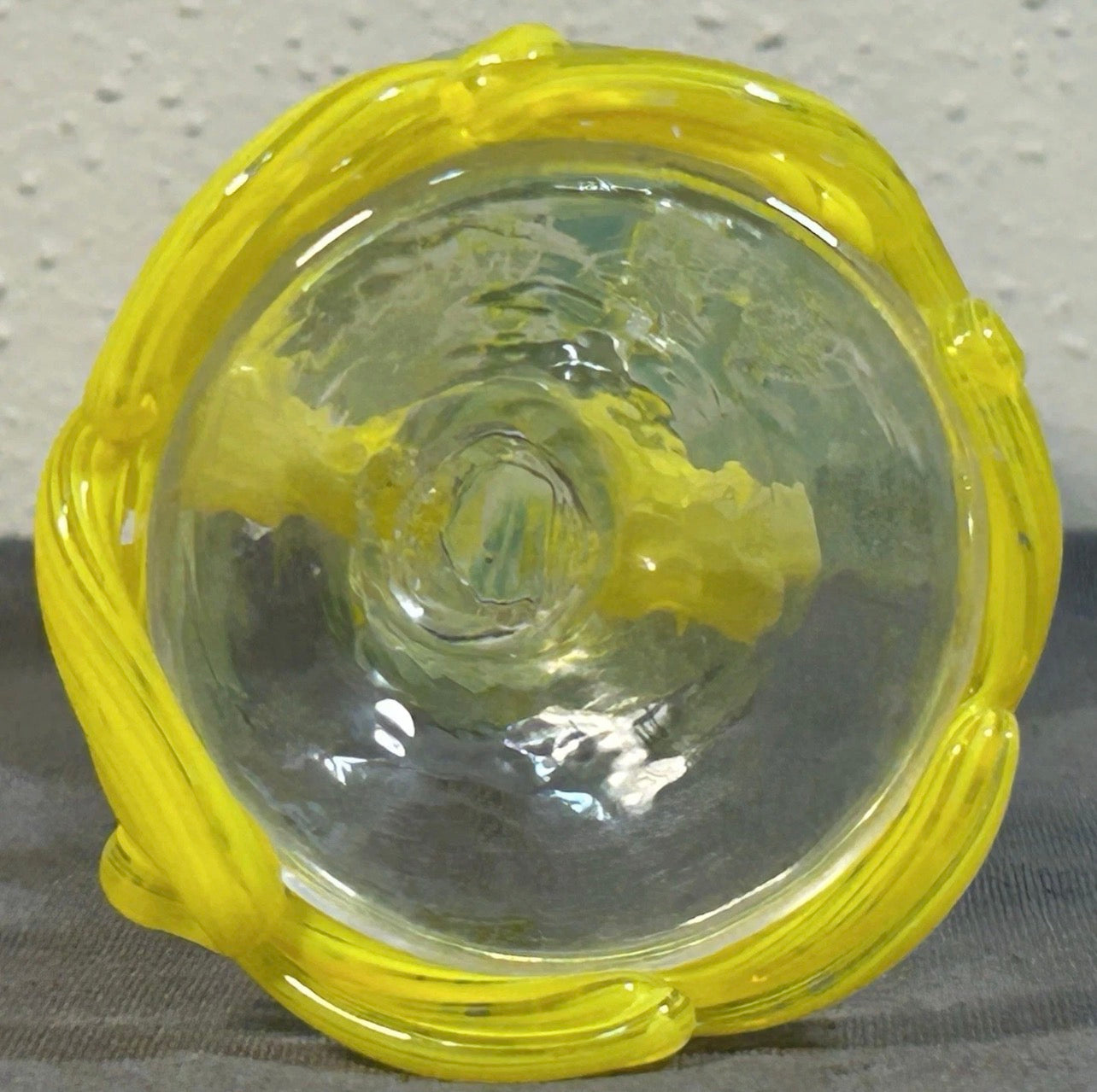 2002 Teri Walker Studio Art Glass Contemporary Style Goblet Chalice (New Orleans, Louisiana)
