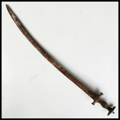 Early 19th Century Indo-Persian Tulwar Saber Sword Weapon