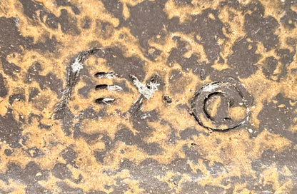 Vintage John H. Seymour Modernist Mottled Brown Stoneware Ceramic Large Sitting Bear Sculpture (20th Century)