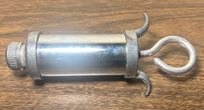 Vintage 1950’s English Nutbrown Metal Icing Syringe
