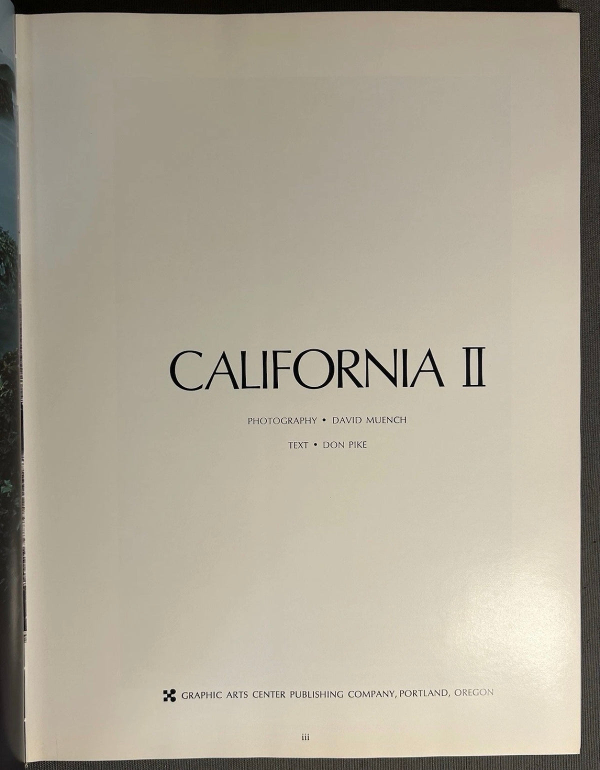 Vintage 1977 “California II” by David Muench and Don Pike Hardcover Book