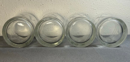 Set of 4 2017 Mignon Faget Ochsner Health System 75th Anniversary Lowball/Rocks Glasses