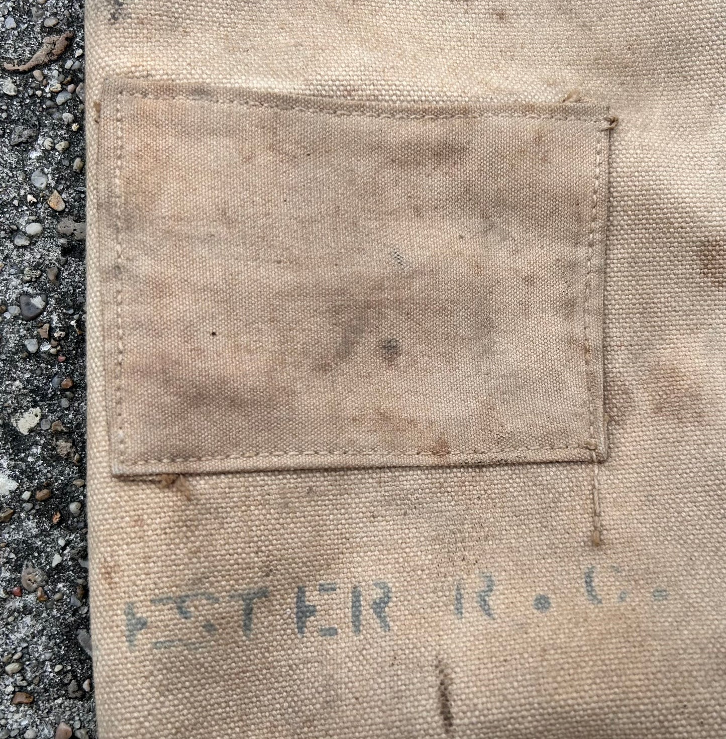 1940’s World War II Era American U.S. Navy Canvas Duffel Seabag