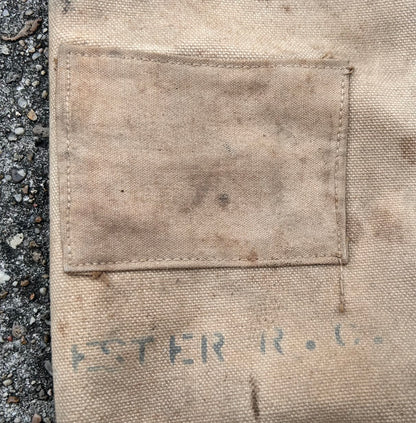 1940’s World War II Era American U.S. Navy Canvas Duffel Seabag